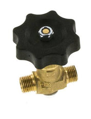 G 1/4'' Válvula de bola de latón rosca macho 40 bar con volante