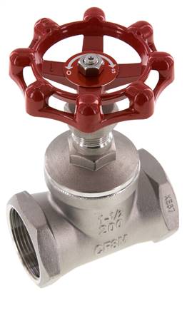 G 1-1/2'' Válvula de globo de acero inoxidable 16 bar