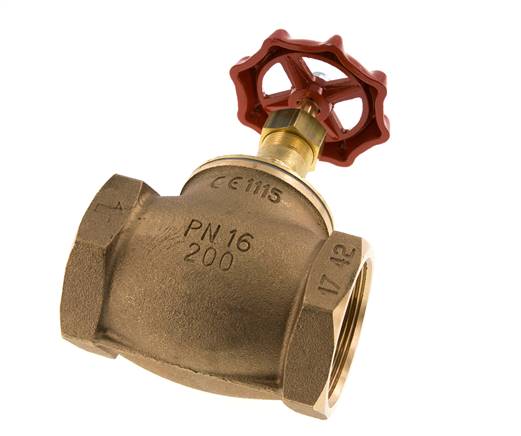 G 2'' Válvula de globo de bronce 16 bar