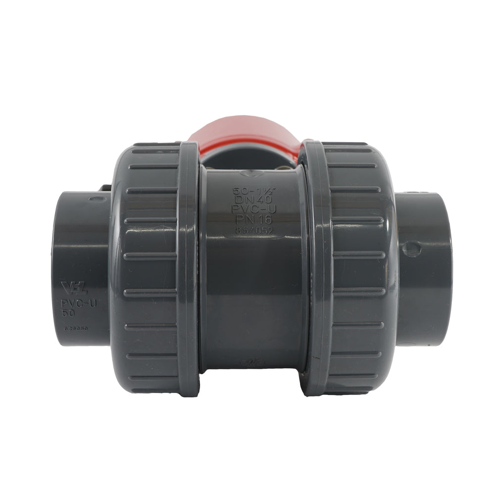50mm 24V DC VDL Válvula de bola eléctrica de 2 vías de PVC