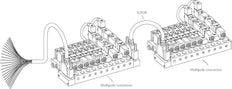 6x Conector Multipolar YPC SF4000 Válvulas 24VDC